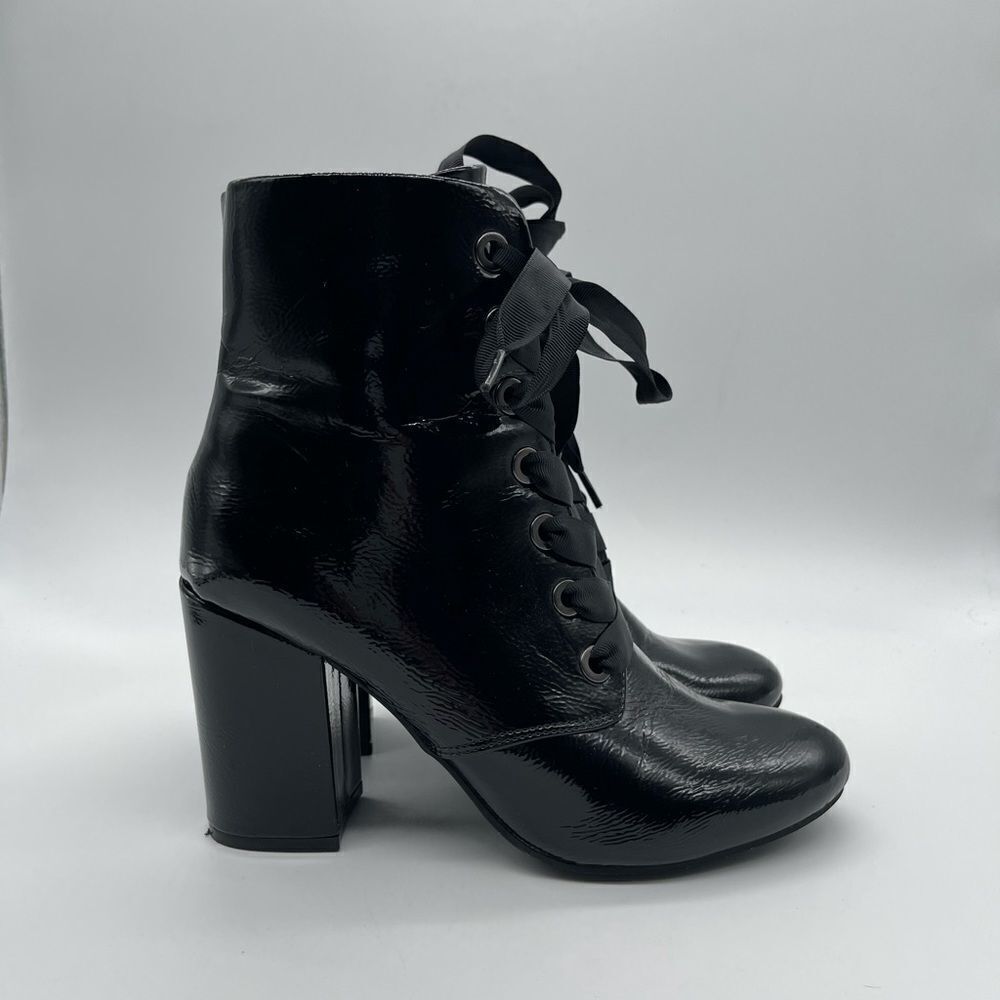 Reaction by Kenneth Cole Boots patent Faux Leather